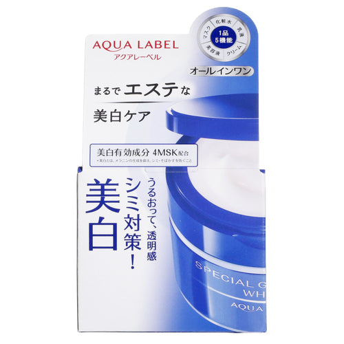 【日本Shiseido 資生堂Aqua Label 】全能5D美白彈力霜 90g