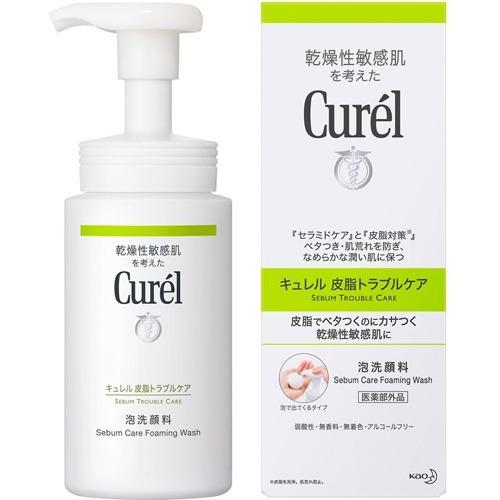 珂潤Curél 控油保濕泡沫洗面乳（乾燥敏感肌適用）