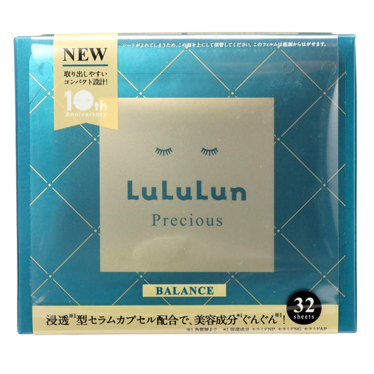 LuLuLun Precious 嫩膚濃潤化妝水面膜 32 枚