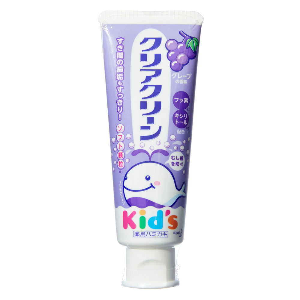 【花王KAO】 Clear Clean 兒童牙膏 葡萄 70g