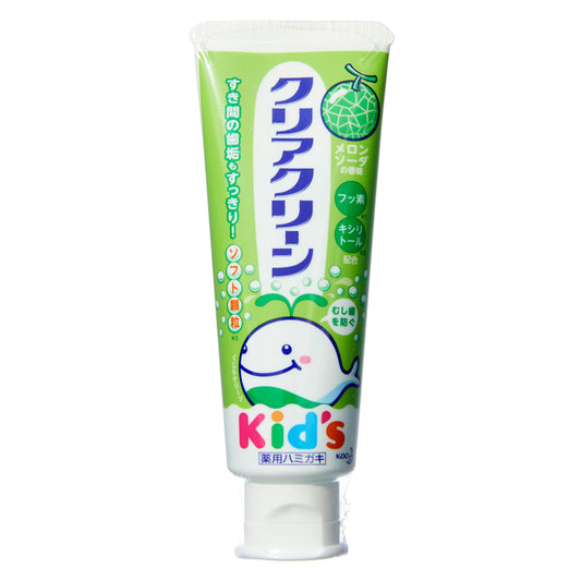 【花王KAO】 Clear Clean 兒童牙膏 哈密瓜蘇打水 70g