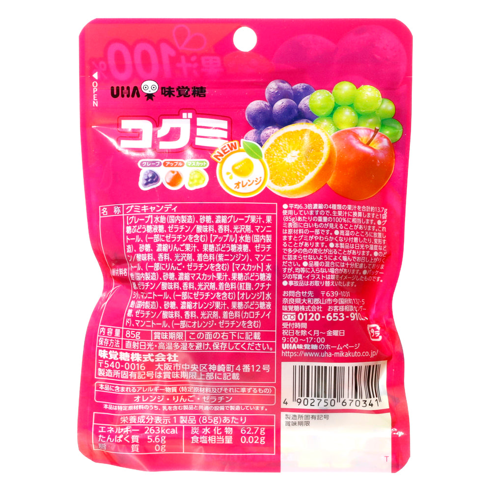 【UHA 味覺糖】綜合軟糖　 85g