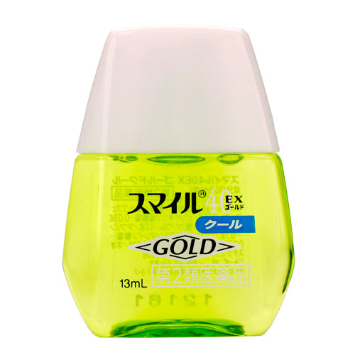 LION獅王 Smile40 EX Gold Cool涼感眼藥水13ml 【第２類醫藥品】