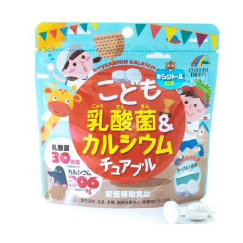 佑瑪道理研Unimat Riken兒童乳酸菌鈣片 優酪乳口味90粒
