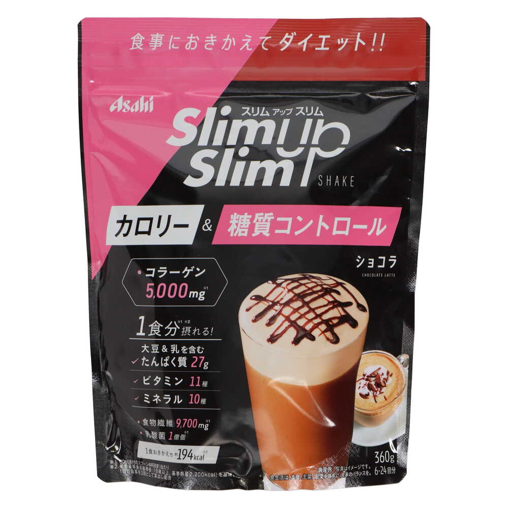【Asahi 朝日】Slim Up Slim Precious 巧克力奶昔 360g