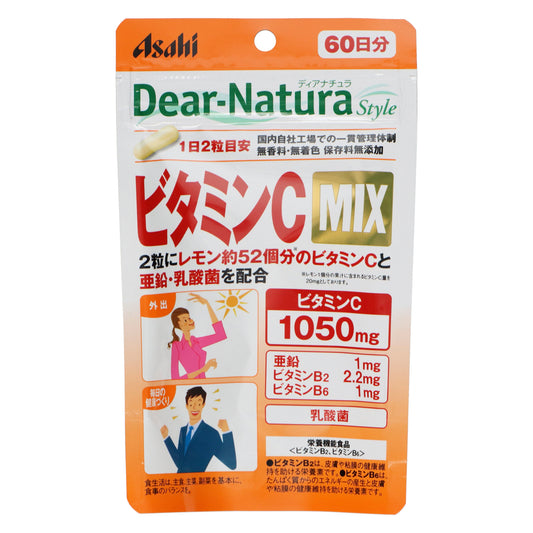 【Asahi 朝日】Dear-Natura Style 維他命 C MIX 120粒（60日分）