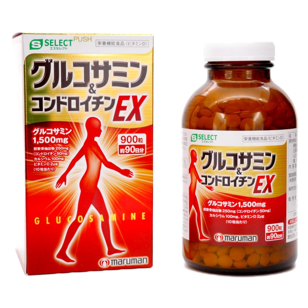 【S-SELECT】氨基葡萄糖及軟骨素 EX (900粒入)
