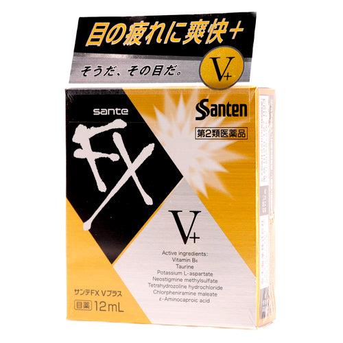 參天製藥 Sante VPLUS 眼藥水 12ml【第3類醫藥品】