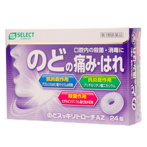 【S-SELECT】消炎潤喉喉糖（24錠）【第三類醫藥品】